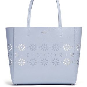 Kate Spade Blue Faye Drive Hallie Tote Bag